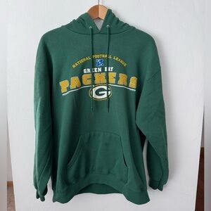 Vintage Lee Green Bay Packers hooded sweatshirt Size Large
